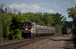 AMTK 715 leads westbound Empire Service train enroute to Albany Rensselaer